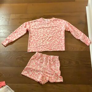 Pink Leopard Kids Pajamas